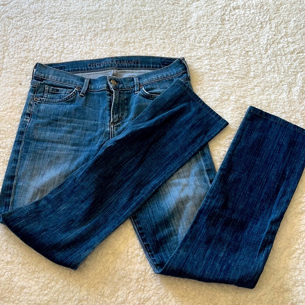 Citizens of Humanity Ava Low Rise Straight Leg Jeans